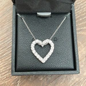 Macy’s diamond heart necklace